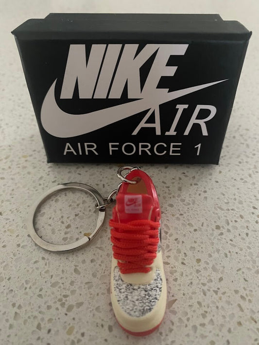 NIKE AIR FORCE 1-3D SNEAKER KEYCHAIN WITH BOX