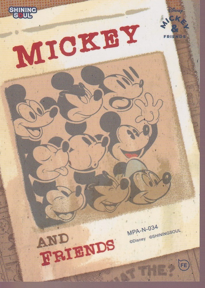 2026 SHINING SOUL MICKEY & FRIENDS POP ART BASE (N) CARD-#MPA-N-034