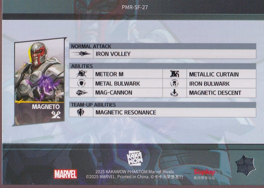 2025 Kakawow Phantom Marvel Rivals Identity #PMR-SF-27 Magneto