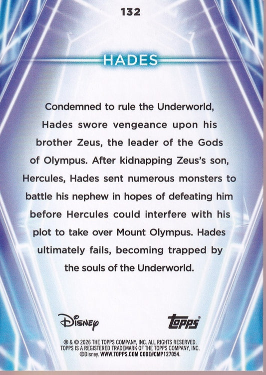 2026 Topps Disney Neon Rainbow Foil #132 Hades