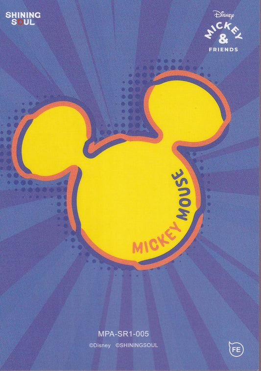 2026 SHINING SOUL MICKEY & FRIENDS POP ART SUPER RARE (SR) CARD-#MPA-SR1-005