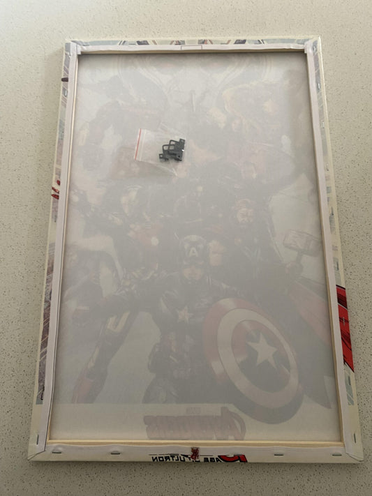 AVENGERS-FRAMED STRETCHED CANVAS PRINT-ART-READY TO HANG-40CMx60CM