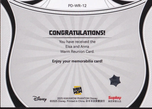 2025 Kakawow Phantom Disney Warm Reunion #PD-WR-12 Elsa & Anna