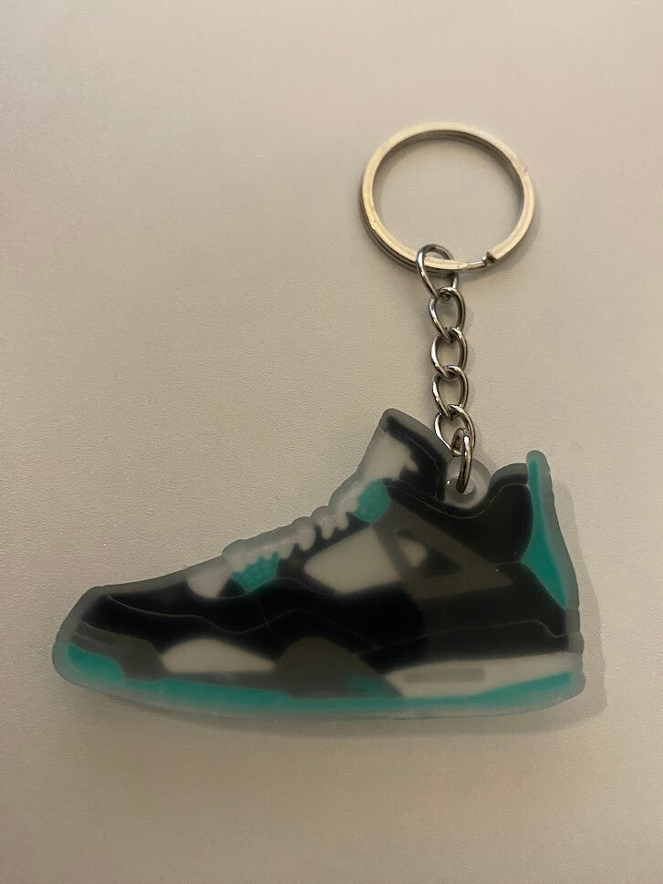 AIR JORDAN 4 RETRO-(OREGON DUCKS)-2D SNEAKER KEYCHAIN