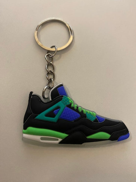 AIR JORDAN 4 RETRO-(SUPERMAN)-2D SNEAKER KEYCHAIN
