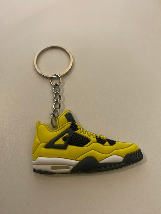 AIR JORDAN 4 RETRO-(LIGHTNING)-2D SNEAKER KEYCHAIN