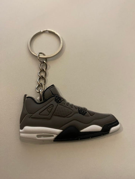 AIR JORDAN 4 RETRO-(COOL GREY)-2D SNEAKER KEYCHAIN
