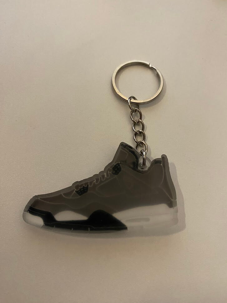 AIR JORDAN 4 RETRO-(COOL GREY)-2D SNEAKER KEYCHAIN