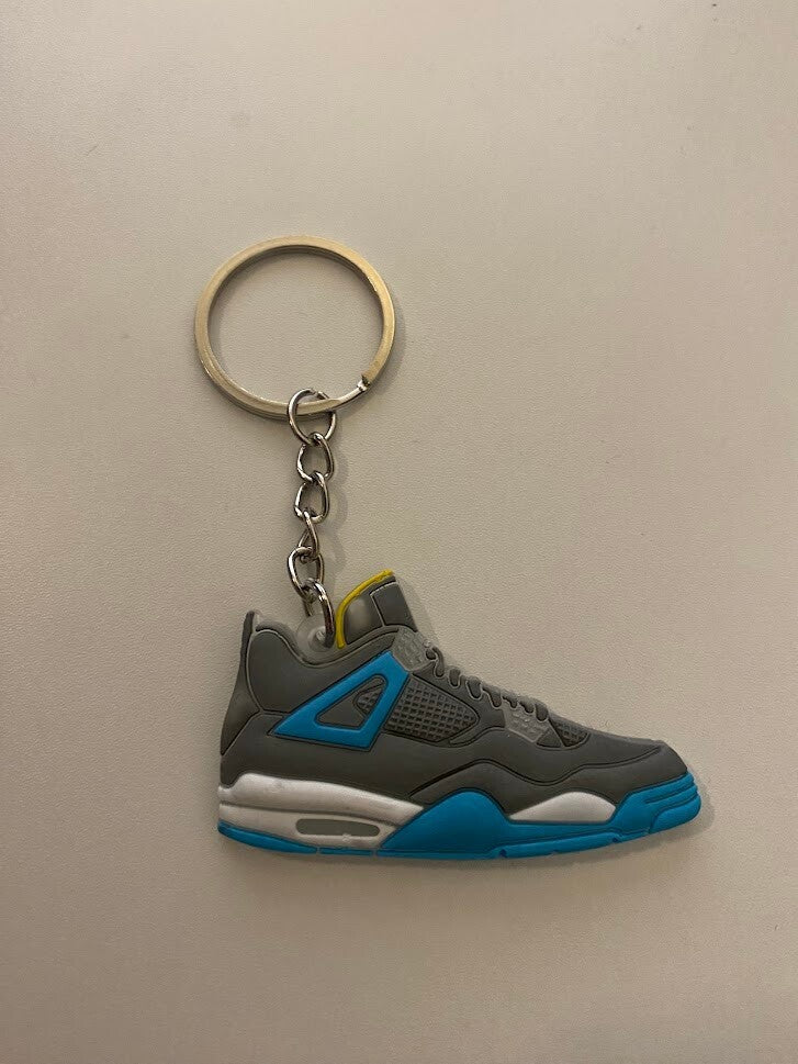 AIR JORDAN 4 RETRO-(MIST BLUE)-2D SNEAKER KEYCHAIN