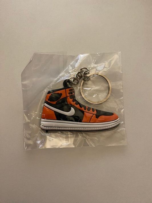 AIR JORDAN 1 RETRO-(BLACK CONE)-2D SNEAKER KEYCHAIN