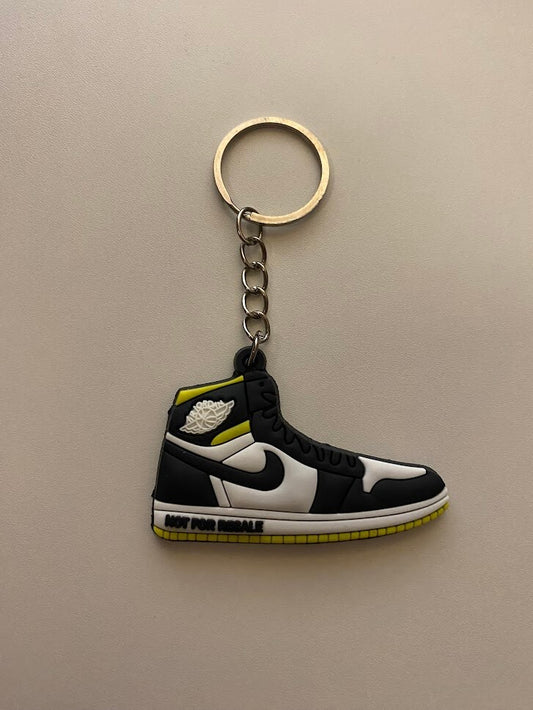 AIR JORDAN 1 RETRO-(VARSITY MAIZE ''NOT FOR RESALE'')-2D SNEAKER KEYCHAIN