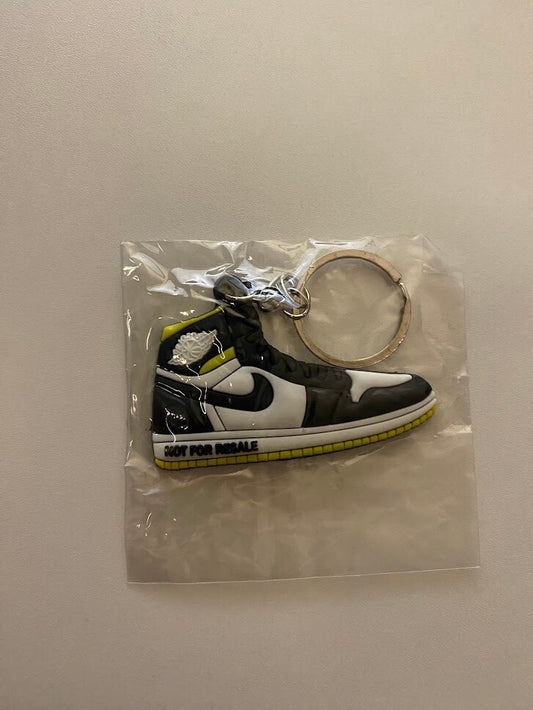 AIR JORDAN 1 RETRO-(VARSITY MAIZE ''NOT FOR RESALE'')-2D SNEAKER KEYCHAIN