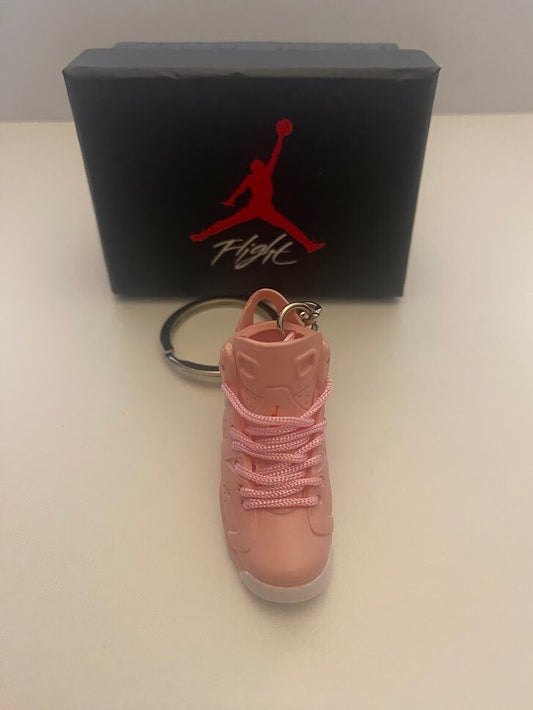 AIR JORDAN 6 RETRO-(ALEALI MAY)-1/6 SCALE 3D SNEAKER KEYCHAIN WITH BOX
