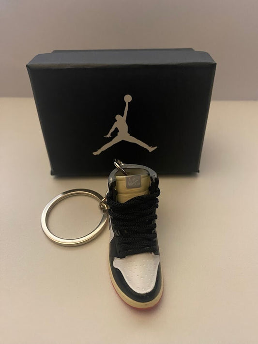 JORDAN 1 RETRO HIGH (UNION LOS ANGELES BLACK TOE)-3D SNEAKER KEYCHAIN WITH BOX