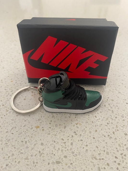 NIKE AIR JORDAN 1 RETRO HIGH-(SOLEFLY ART BASEL BLACK )-3D KEYCHAIN WITH BOX