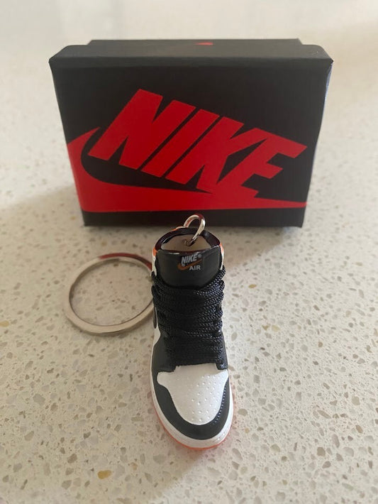 AIR JORDAN 1 RETRO HIGH-(ELECTRO ORANGE)-3D SNEAKER KEYCHAIN WITH BOX