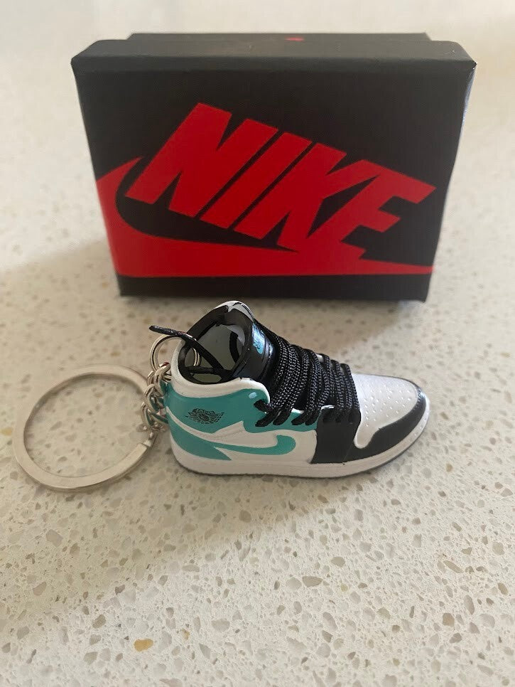 AIR JORDAN 1 MID-(TROPICAL TWIST IGLOO)-3D SNEAKER KEYCHAIN WITH BOX