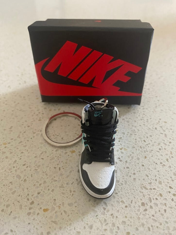 AIR JORDAN 1 MID-(TROPICAL TWIST IGLOO)-3D SNEAKER KEYCHAIN WITH BOX