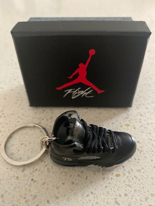 AIR JORDAN 5 RETRO-(PARIS SAINT-GERMAIN)-1/6 SCALE 3D SNEAKER KEYCHAIN WITH BOX