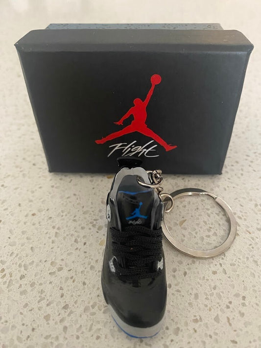 NIKE AIR JORDAN 4 RETRO-(MOTORSPORTS ALTERNATE)-3D SNEAKER KEYCHAIN WITH BOX