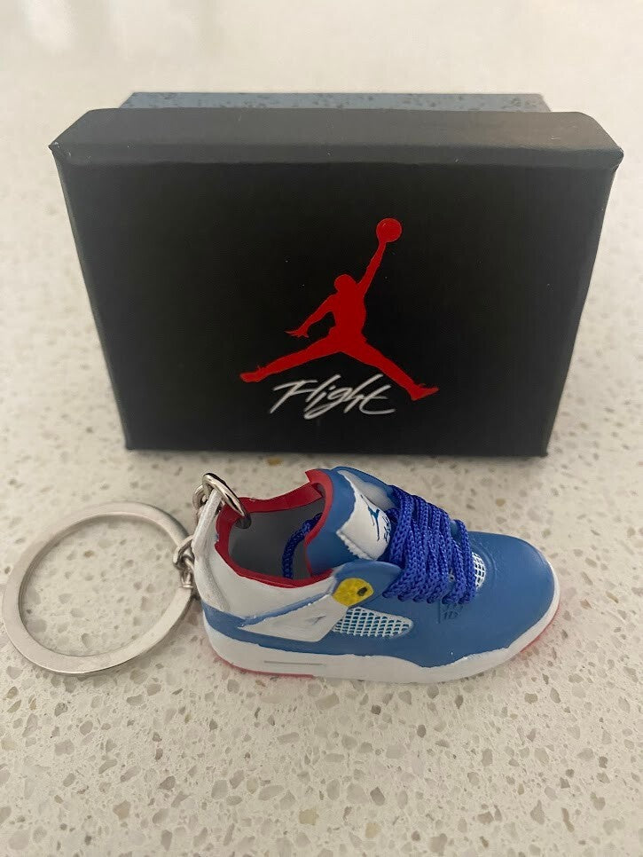 NIKE AIR JORDAN 4 RETRO-(MESSY ROOM)-3D SNEAKER KEYCHAIN WITH BOX