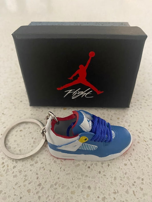 NIKE AIR JORDAN 4 RETRO-(MESSY ROOM)-3D SNEAKER KEYCHAIN WITH BOX