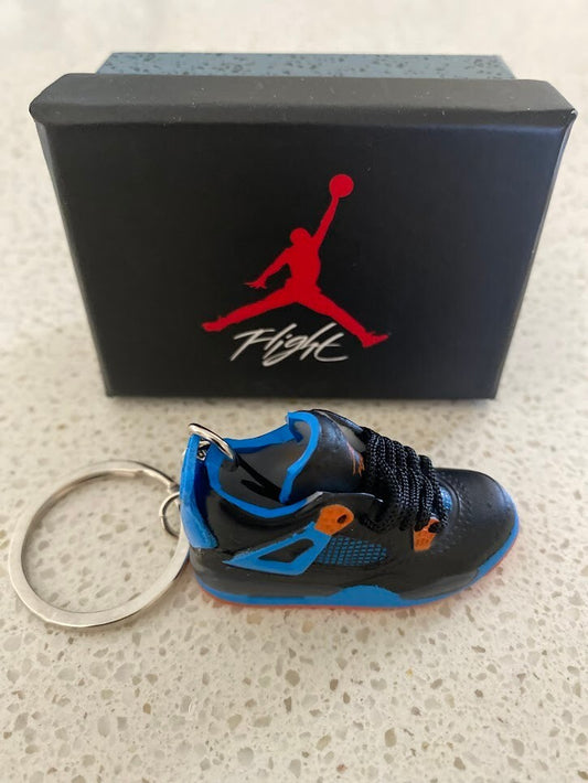 NIKE AIR JORDAN 4 RETRO-(CAVS)-3D SNEAKER KEYCHAIN WITH BOX