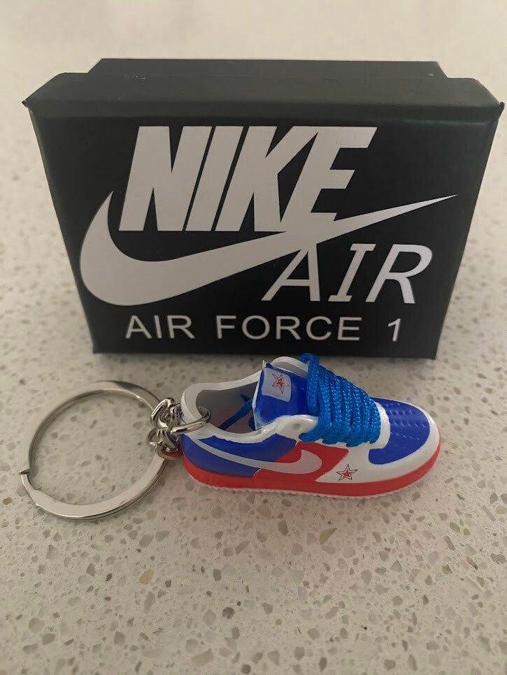 NIKE AIR FORCE 1-3D SNEAKER KEYCHAIN WITH BOX