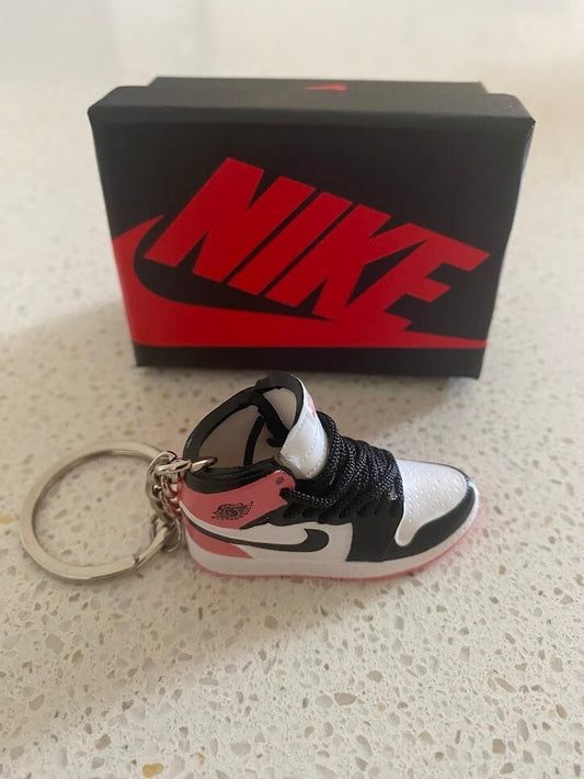 AIR JORDAN 1 RETRO HIGH-(RUST PINK)-3D SNEAKER KEYCHAIN WITH BOX