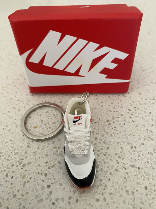 NIKE AIR MAX 1 86 OG-(OBSIDIAN)-3D SNEAKER KEYCHAIN WITH BOX