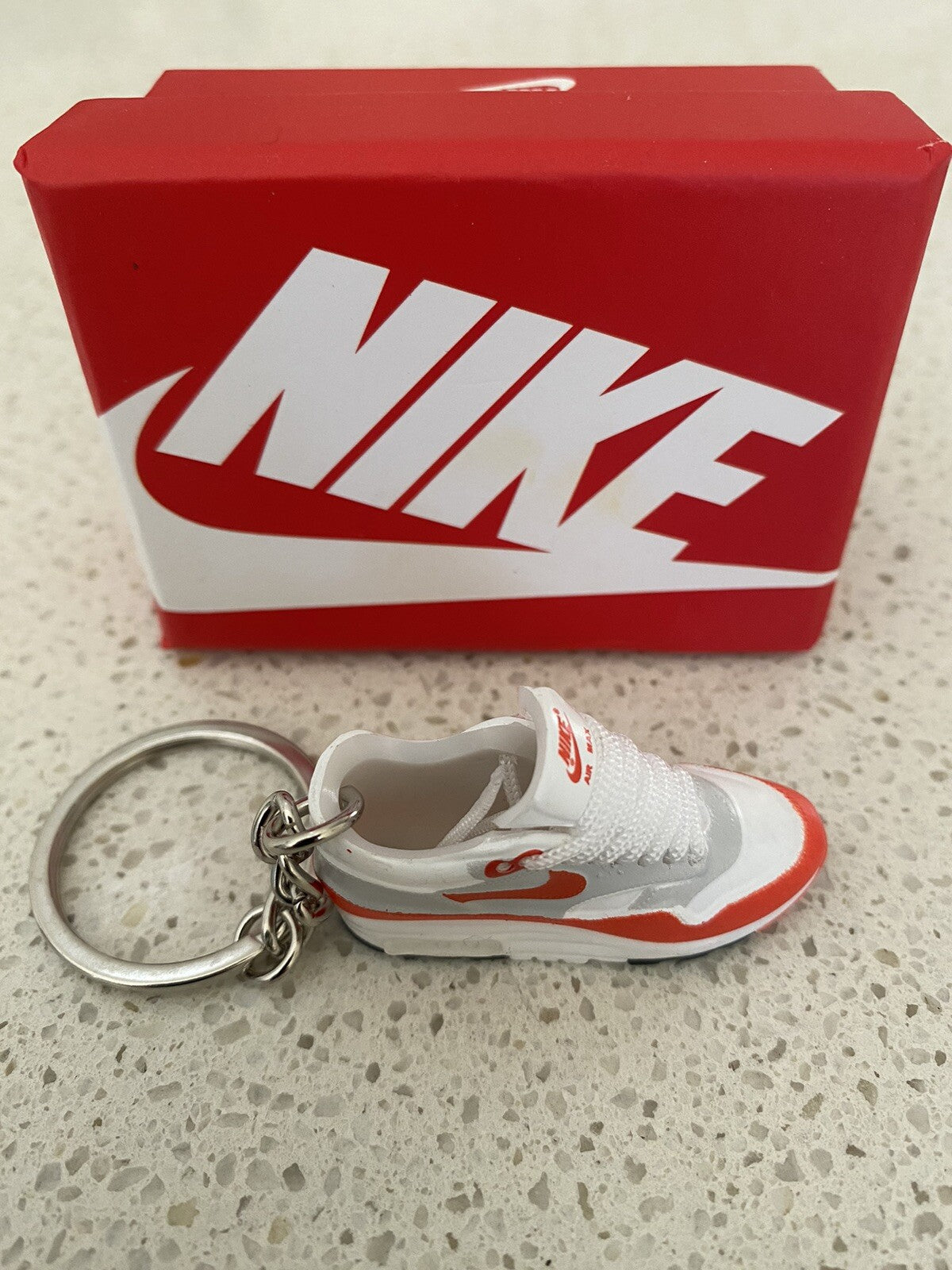 NIKE AIR MAX 1 86 OG-(SPORT RED)-3D SNEAKER KEYCHAIN WITH BOX