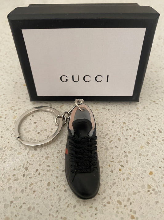 GUCCI ACE BLACK-(BEE)-3D SNEAKER KEYCHAIN WITH BOX