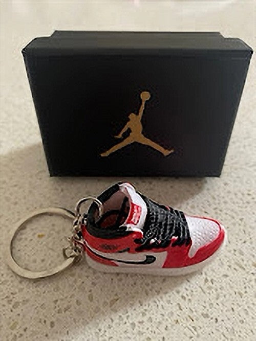 NIKE AIR JORDAN 1 RETRO HIGH (TROPHY ROOM CHICAGO)-3D SNEAKER KEYCHAIN WITH BOX