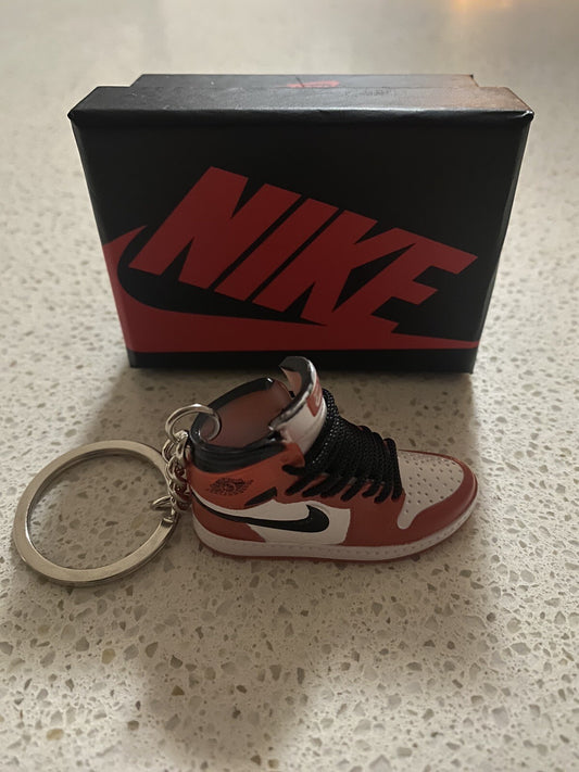 NIKE AIR JORDAN 1 RETRO HIGH-(REVERSE SHATTERED BACKBOARD)-3D KEYCHAIN WITH BOX