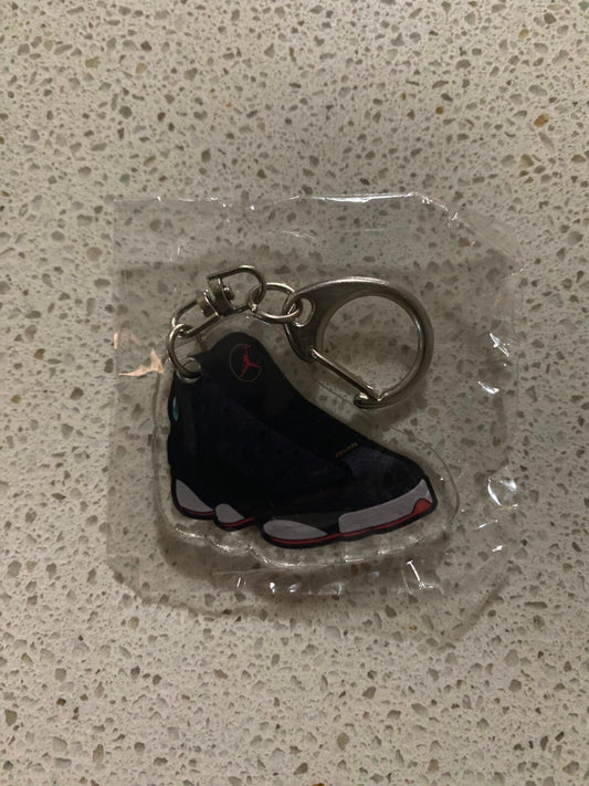 JORDAN 13 RETRO (PLAYOFFS) INSPIRED-2D ACRYLIC SNEAKER KEYCHAIN
