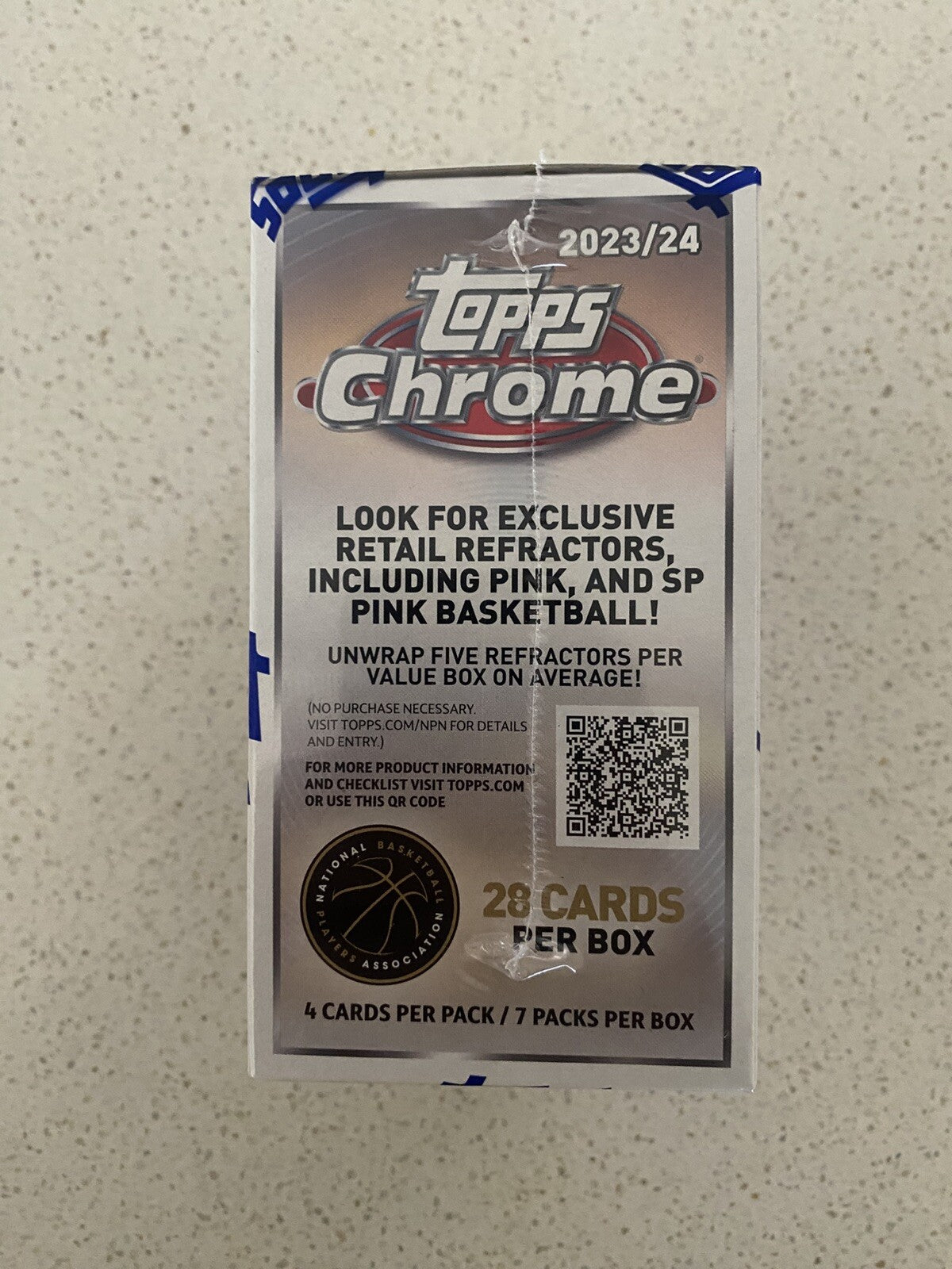 2023-2024 Topps Chrome NBA Basketball Blaster Value Box (Factory Sealed)