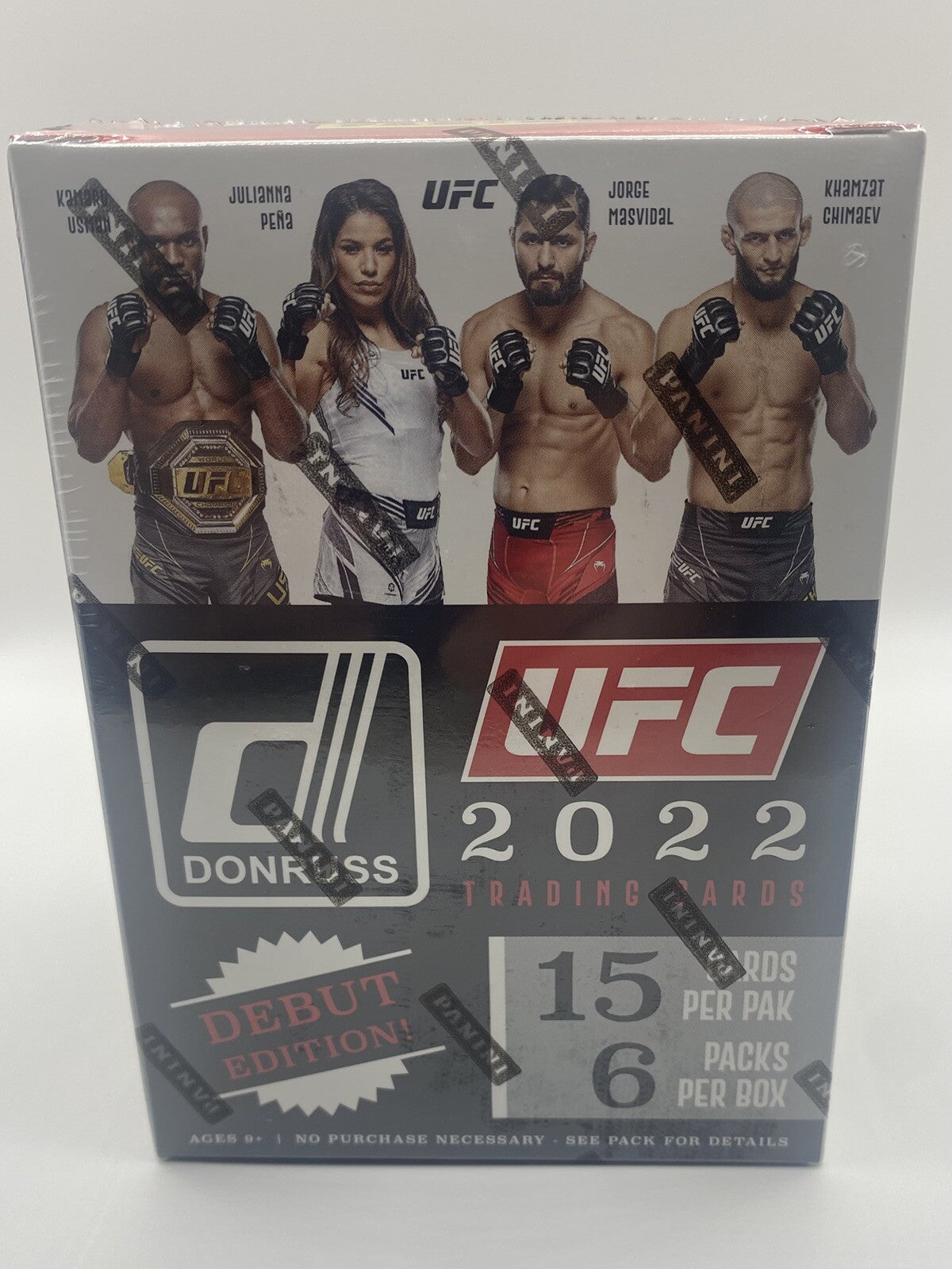 2022 UFC Panini Donruss 6-Pack Blaster Box (Debut Edition) 90 Cards per Box