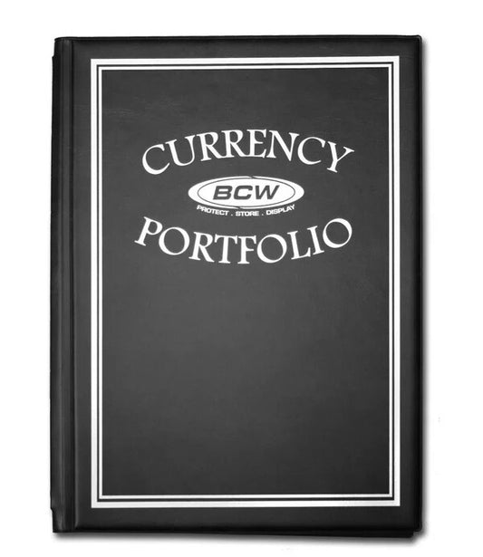 BCW Currency Portfolio Combo Album-Black