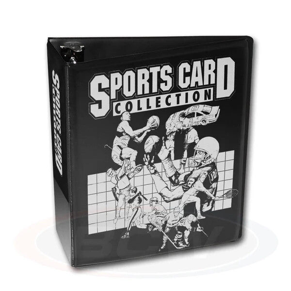 BCW 3" Album-Sports Card Collection-Black