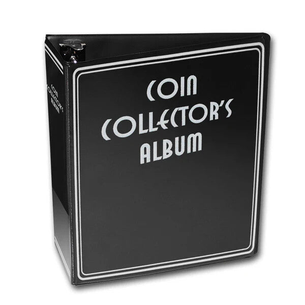 BCW 3" Album-Coin Collectors-Black