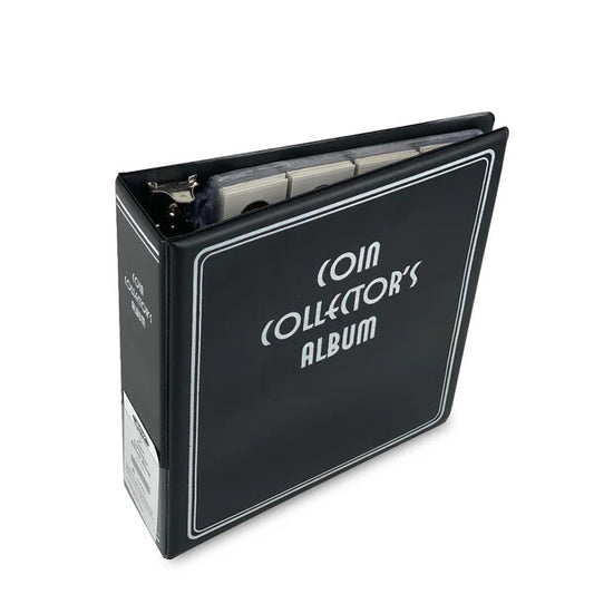 BCW 3" Album-Coin Collectors-Black