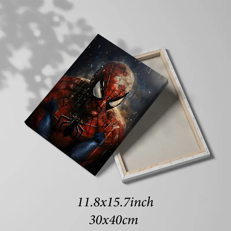 SPIDER-MAN-FRAMED-STRETCHED CANVAS PRINT-WALL ART-READY TO HANG-30CMx40CM
