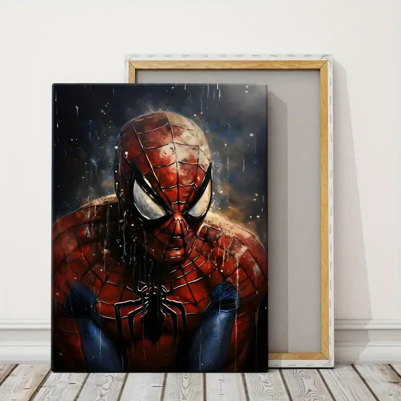 SPIDER-MAN-FRAMED-STRETCHED CANVAS PRINT-WALL ART-READY TO HANG-30CMx40CM
