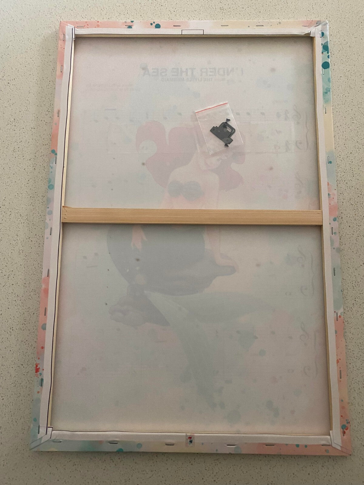 LITTLE MERMAID-ARIEL-FRAMED STRETCHED CANVAS PRINT-ART-READY TO HANG-40CMx60CM