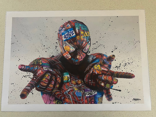 SPIDER-MAN-MARVEL-40CM(W)x60CM(L) CANVAS PRINT POSTER-(ROLLED)