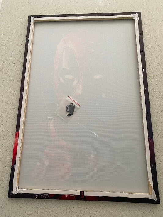 DEADPOOL-MARVEL-FRAMED STRETCHED CANVAS PRINT-ART-READY TO HANG-40CMx60CM