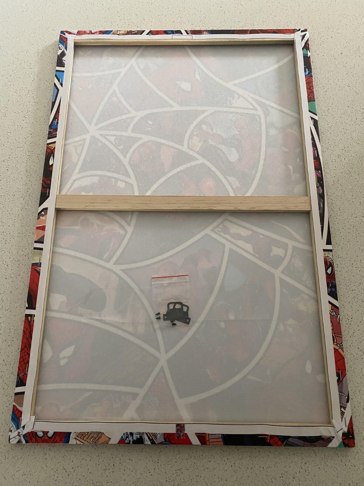 SPIDER MAN-FRAMED STRETCHED CANVAS PRINT- ART-READY TO HANG-40CMx60CM