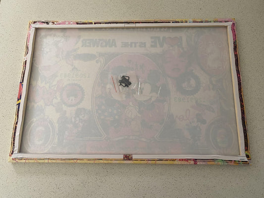 MICKEY & MINNIE MOUSE-FRAMED STRETCHED CANVAS PRINT-ART-READY TO HANG-40CMx60CM
