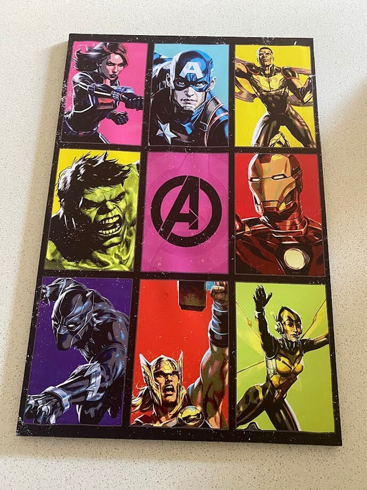 AVENGERS-FRAMED STRETCHED CANVAS PRINT-ART-READY TO HANG-40CMx60CM