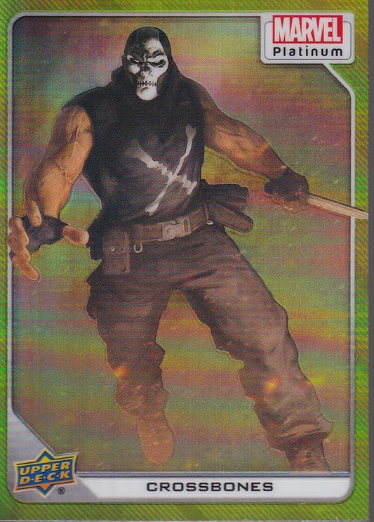 2023 MARVEL PLATINUM-CROSSBONES-NO.19 (YELLOW RAINBOW)